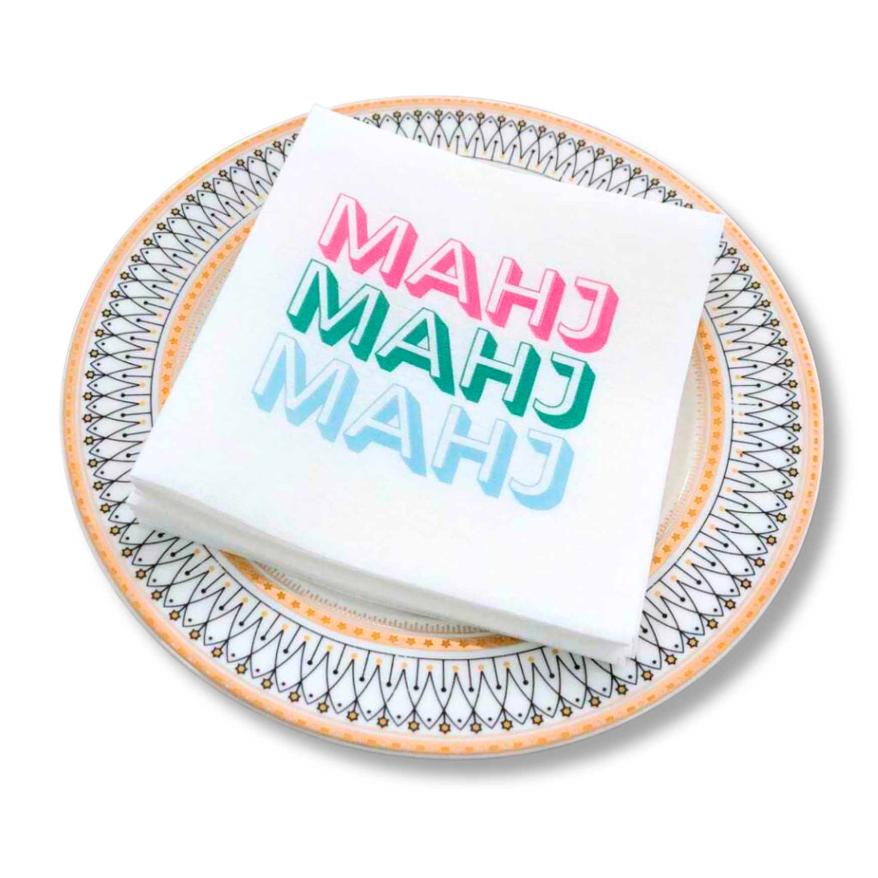 Mahjong Cocktail Napkins