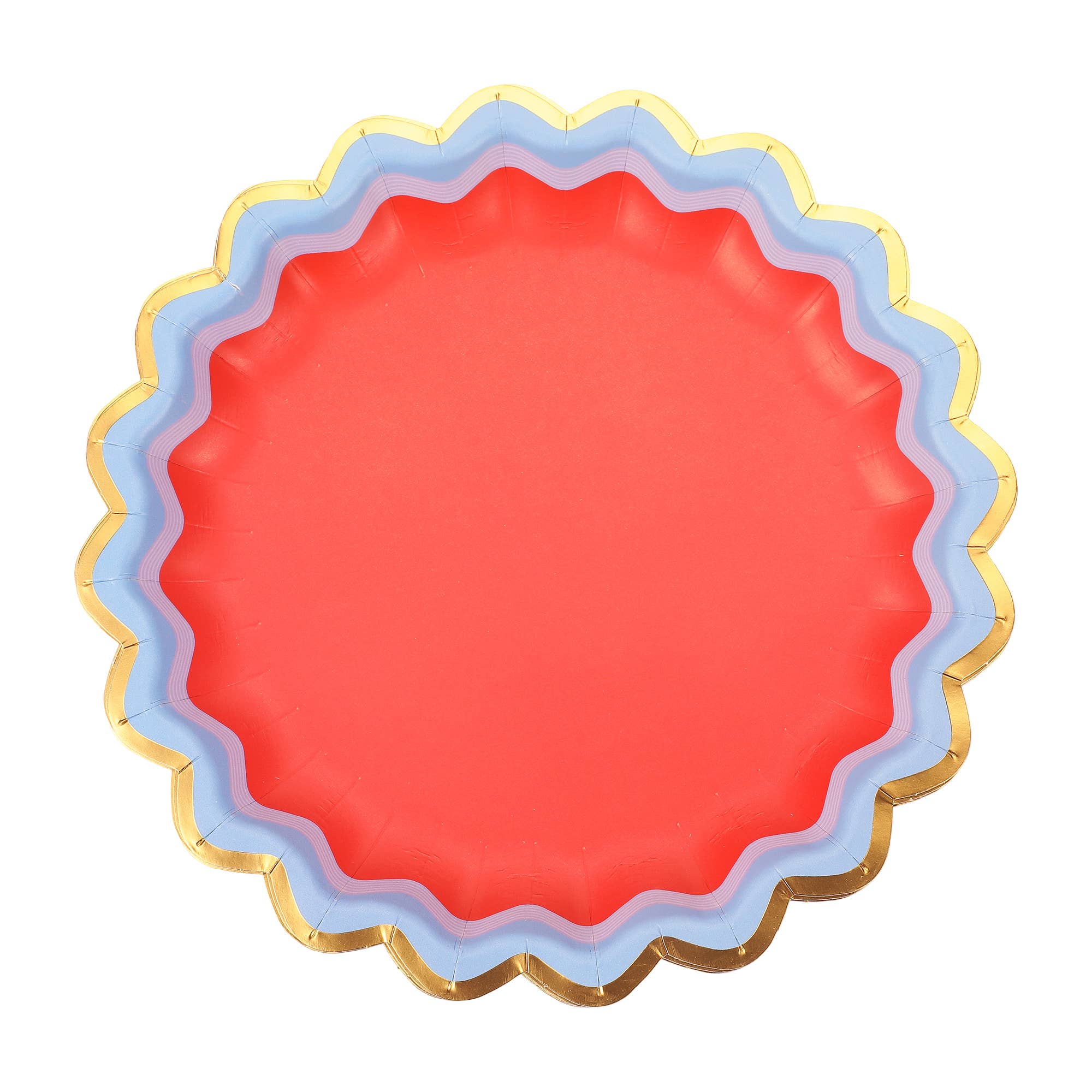 Rainbow Ric Rac Assorted Dessert Plate Set