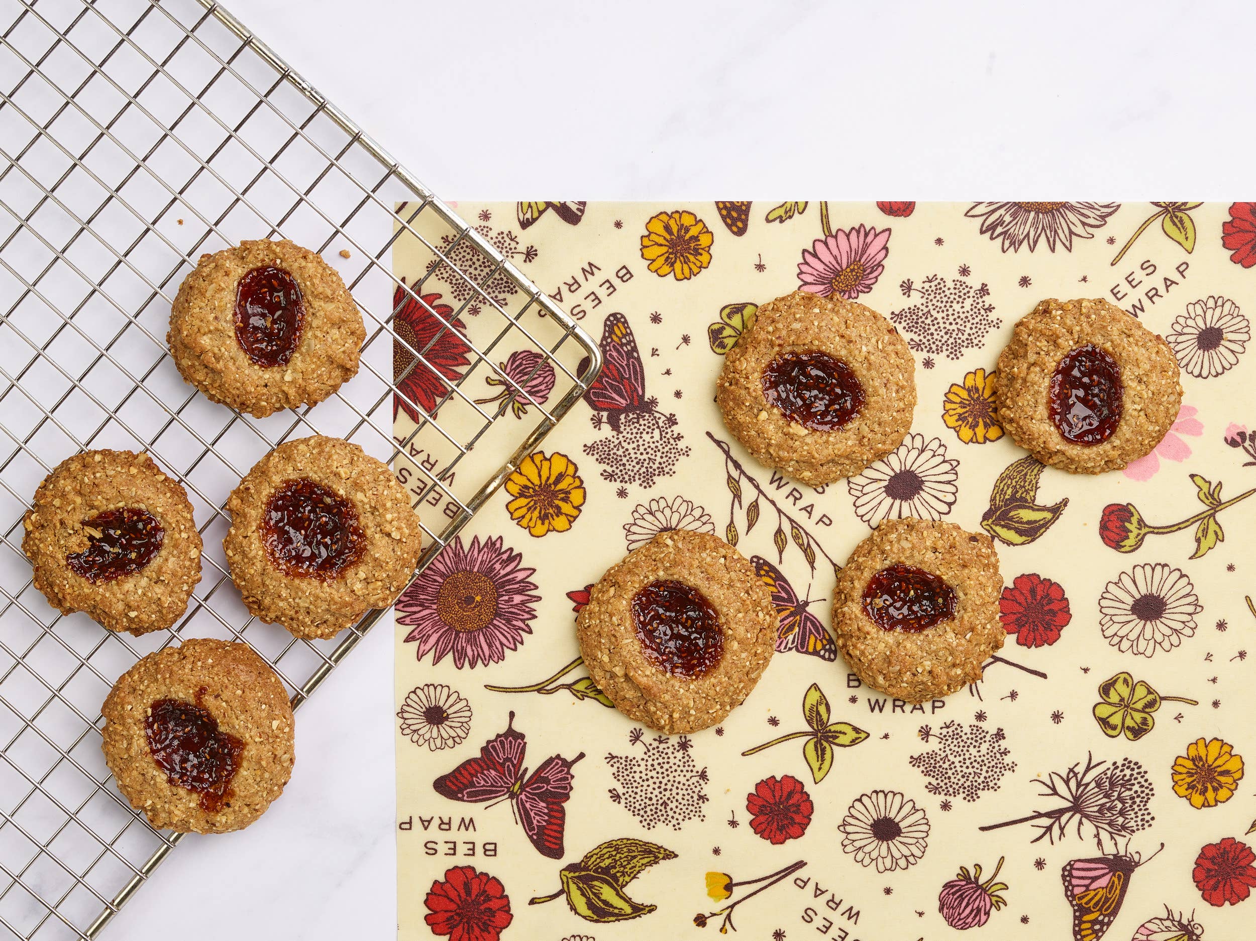 Cut-to-Size Roll Beeswax Food Wrap - Meadow Magic