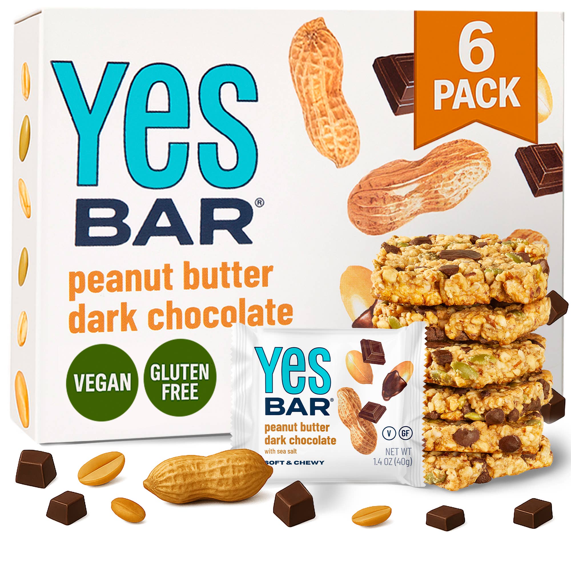 YES Bar Peanut Butter Dark Chocolate