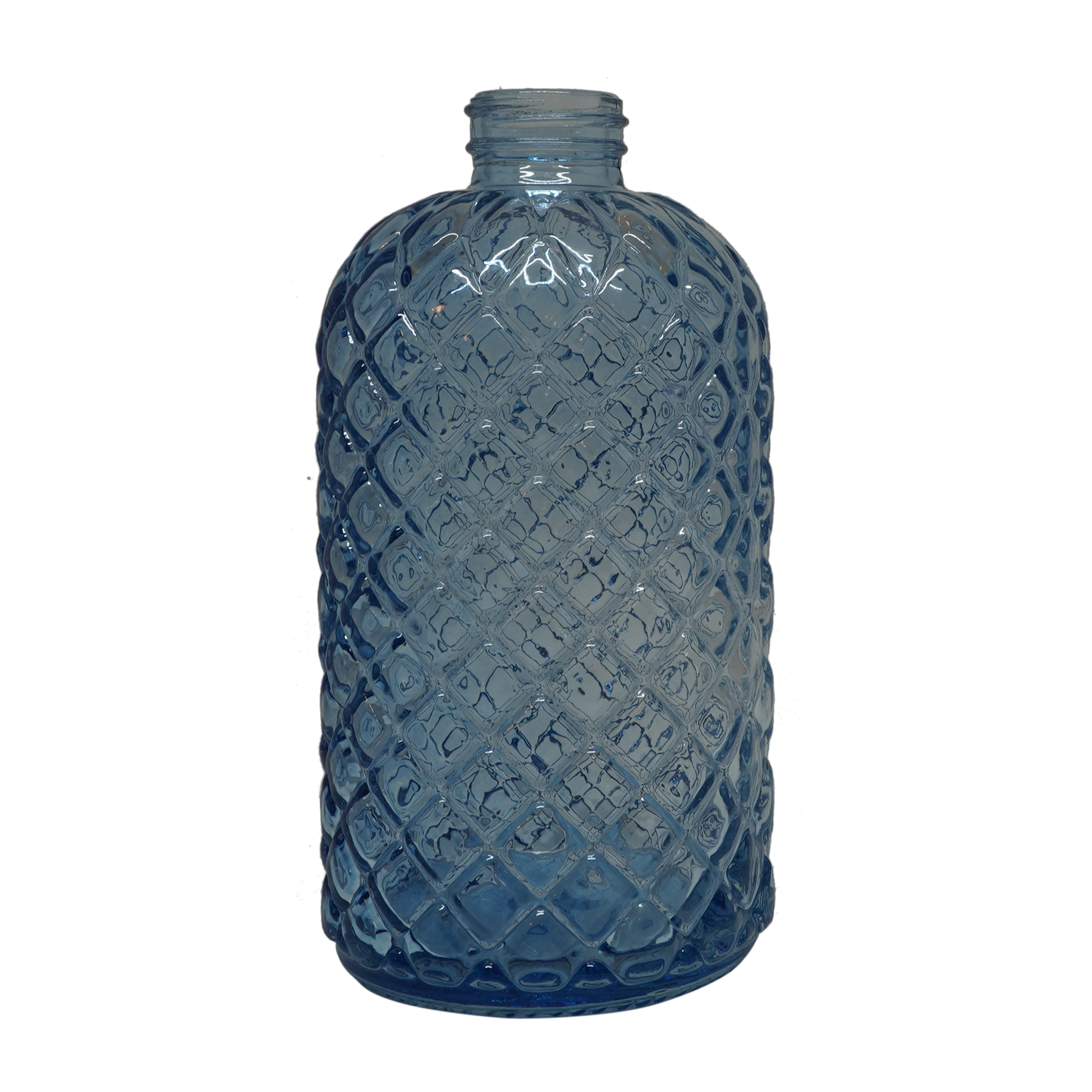 Diamond Lattice Glass Bottle Only - 28-400 Threading