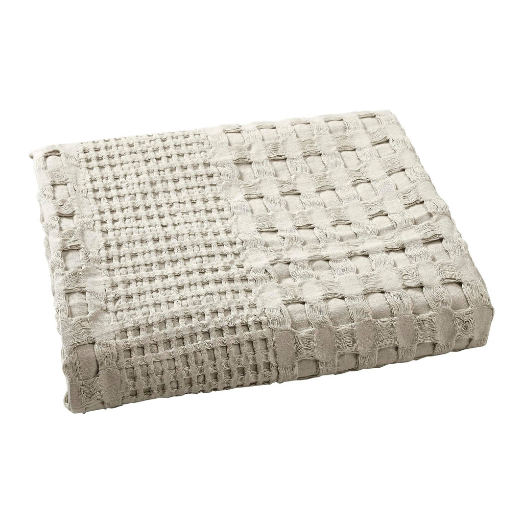 VHC Brands Waffle Weave Natural Body Pillow Cover, 20x54 - Farmhouse Boho Decorative Throw Pillow Sham