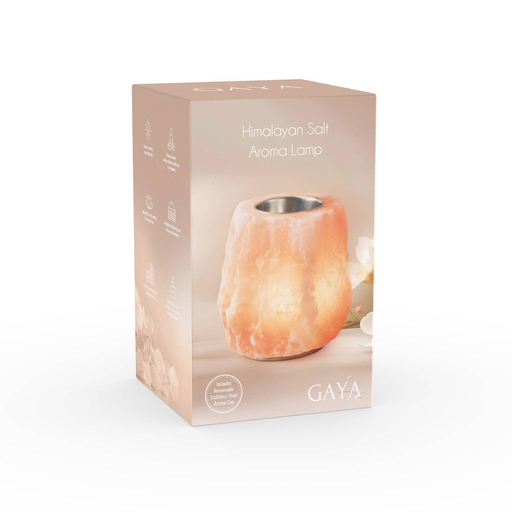 Himalayan Salt Lamp with Aromatherapy Tray
