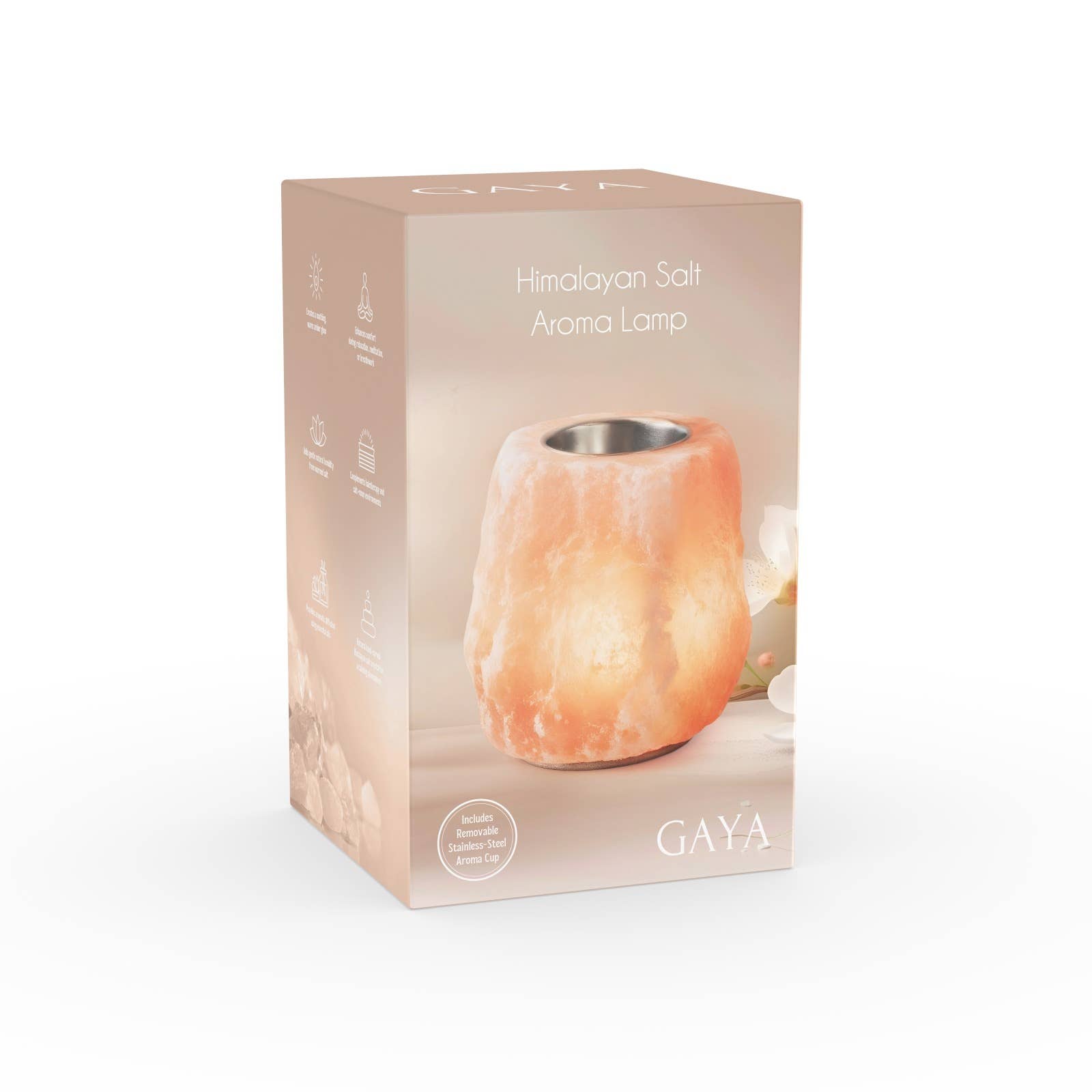 Himalayan Salt Lamp with Aromatherapy Tray