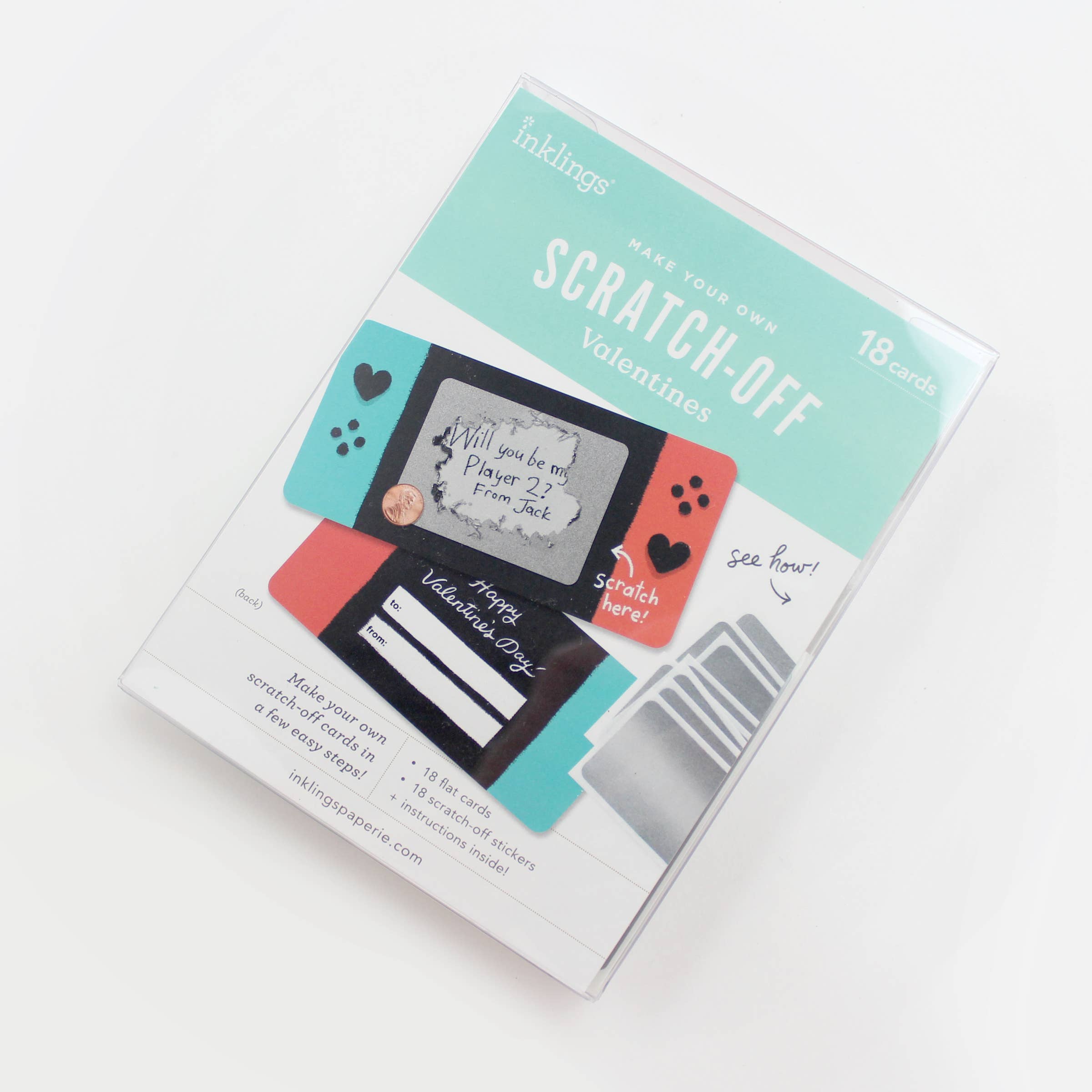 Scratch-off  Valentine Cards - Game On