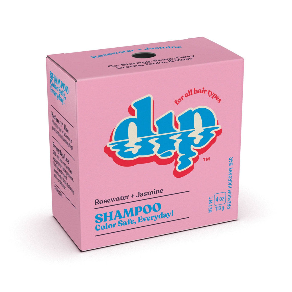 DIP Color Safe Shampoo Bar for Every Day - Rosewater & Jasmine