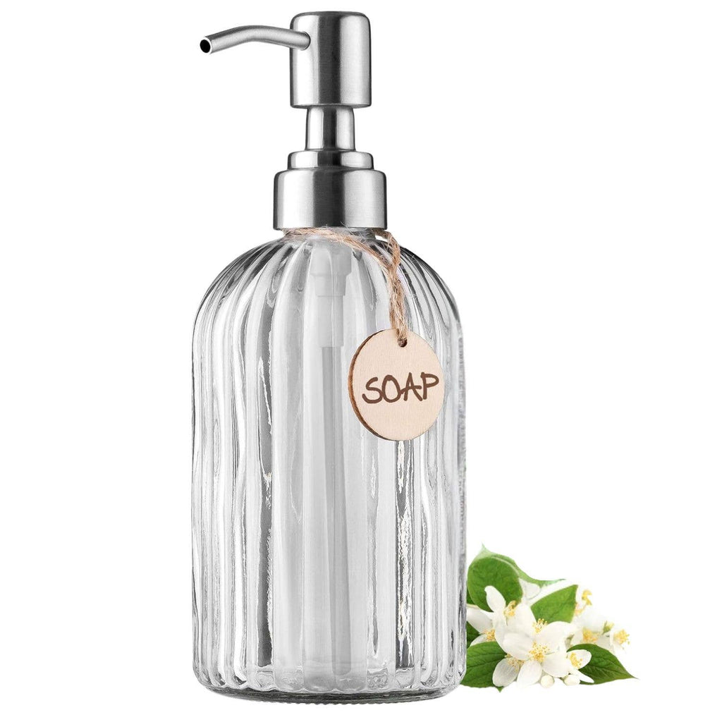Glass Hand Soap Dispenser -16oz