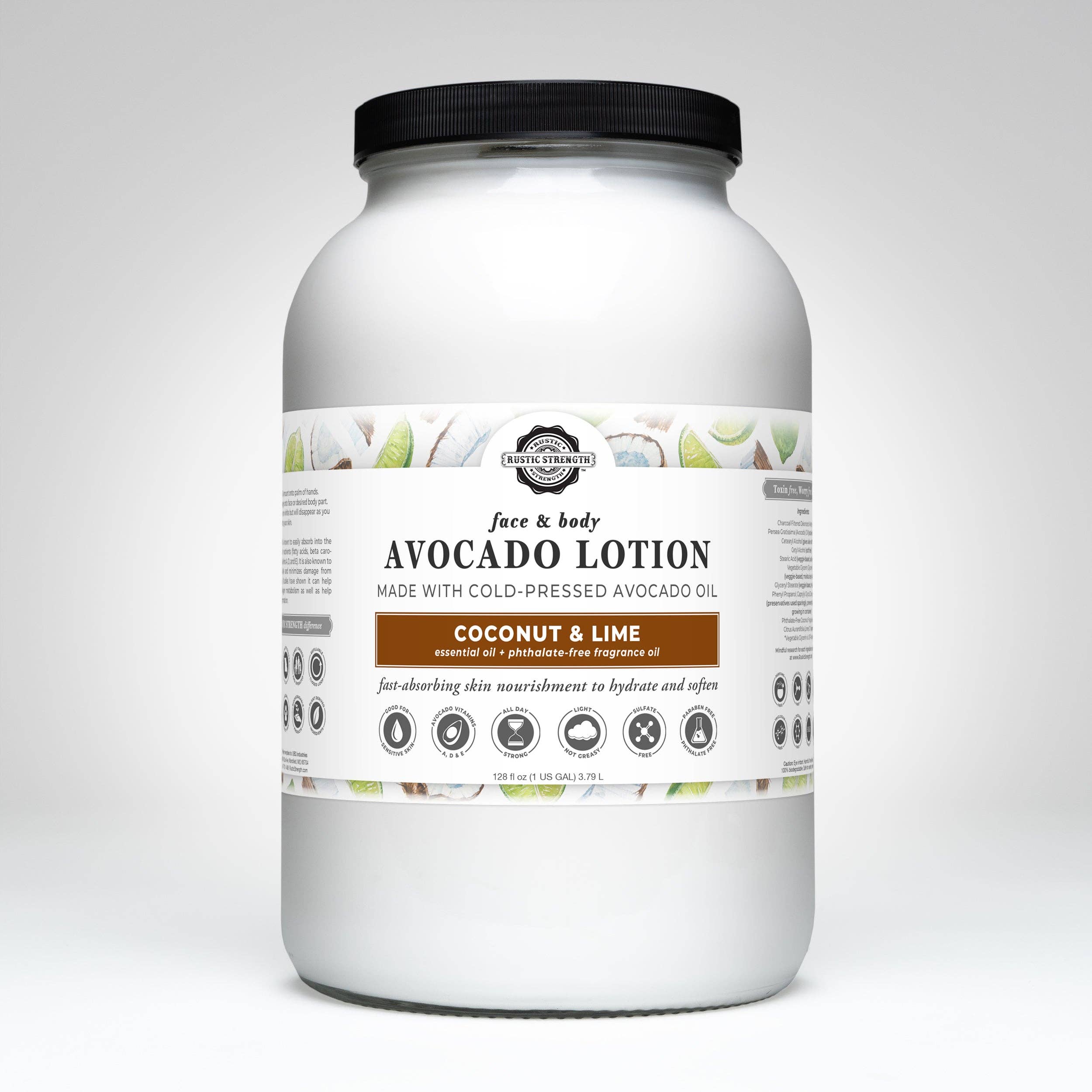 Rustic Strength Avocado Lotion for Face & Body