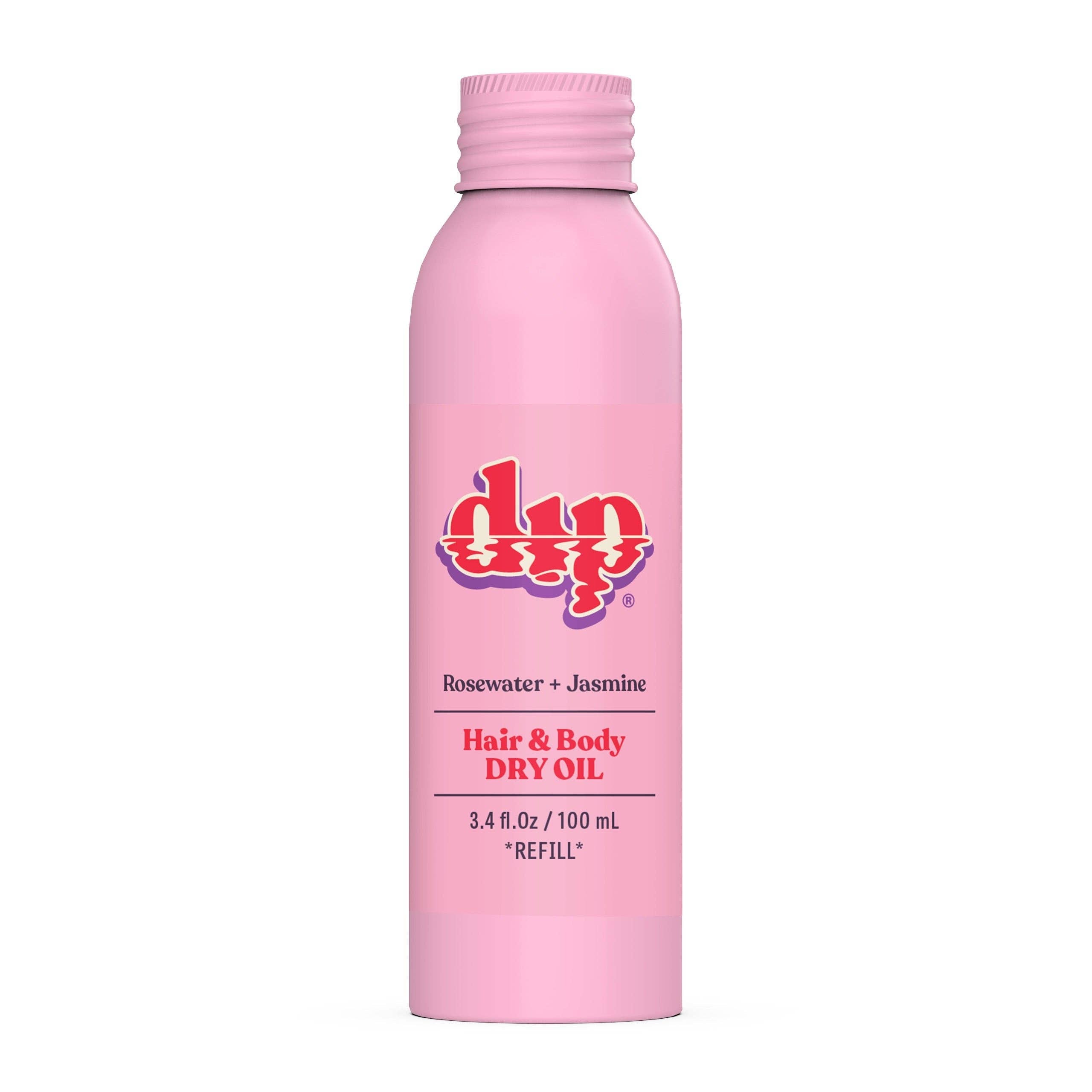 DIP REFILL Hair & Body Dry Oil - Rosewater & Jasmine