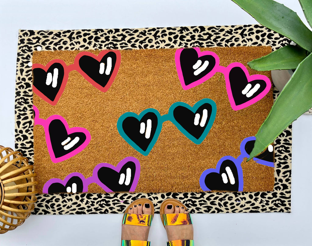 Outdoor Layering Rug, Animal Print, size 24x36  