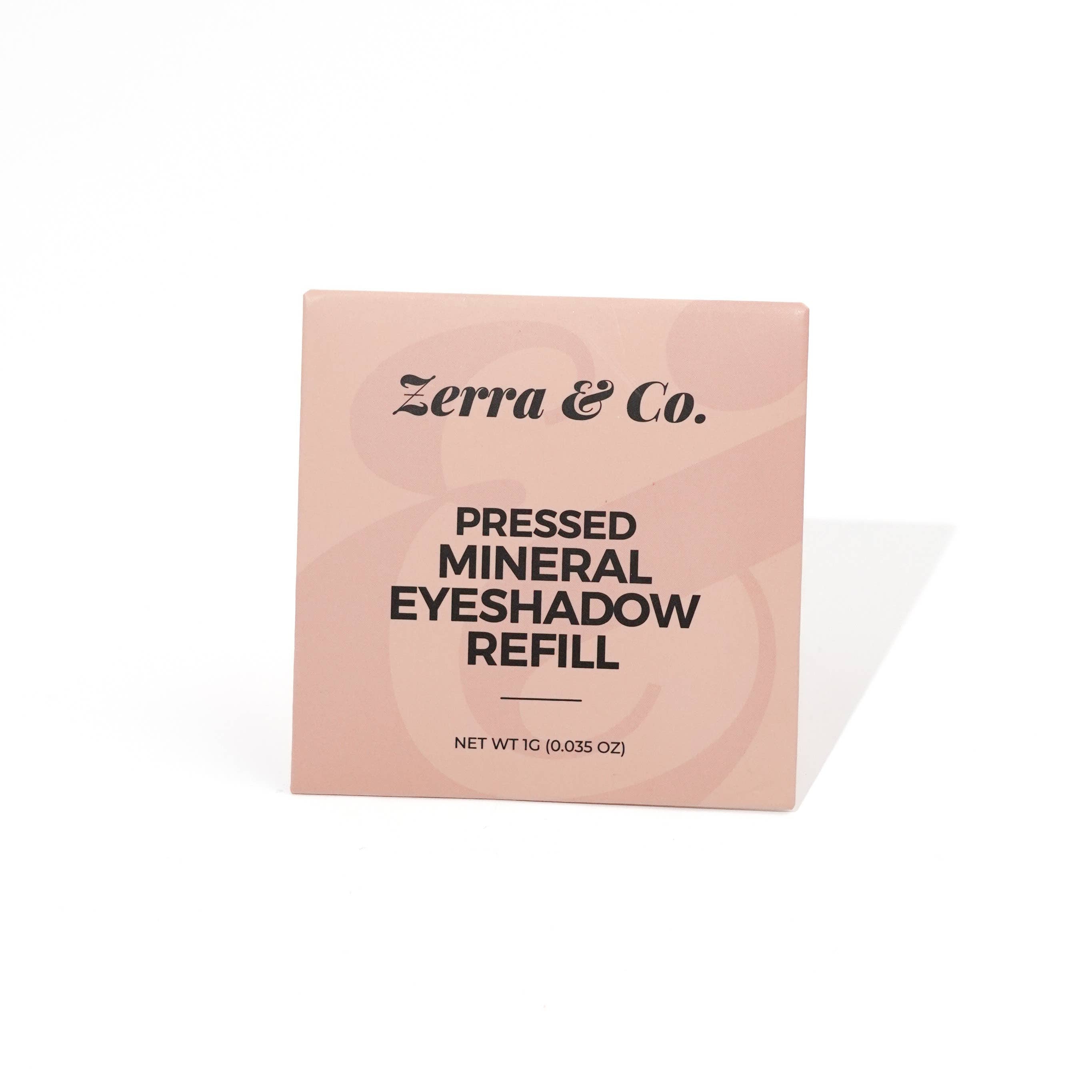 Zerra & Co. Pressed Mineral Eyeshadow | Refillable Zero Waste Makeup