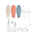 11-Piece Travel Bottle Set for Toiletries (Multicolor)