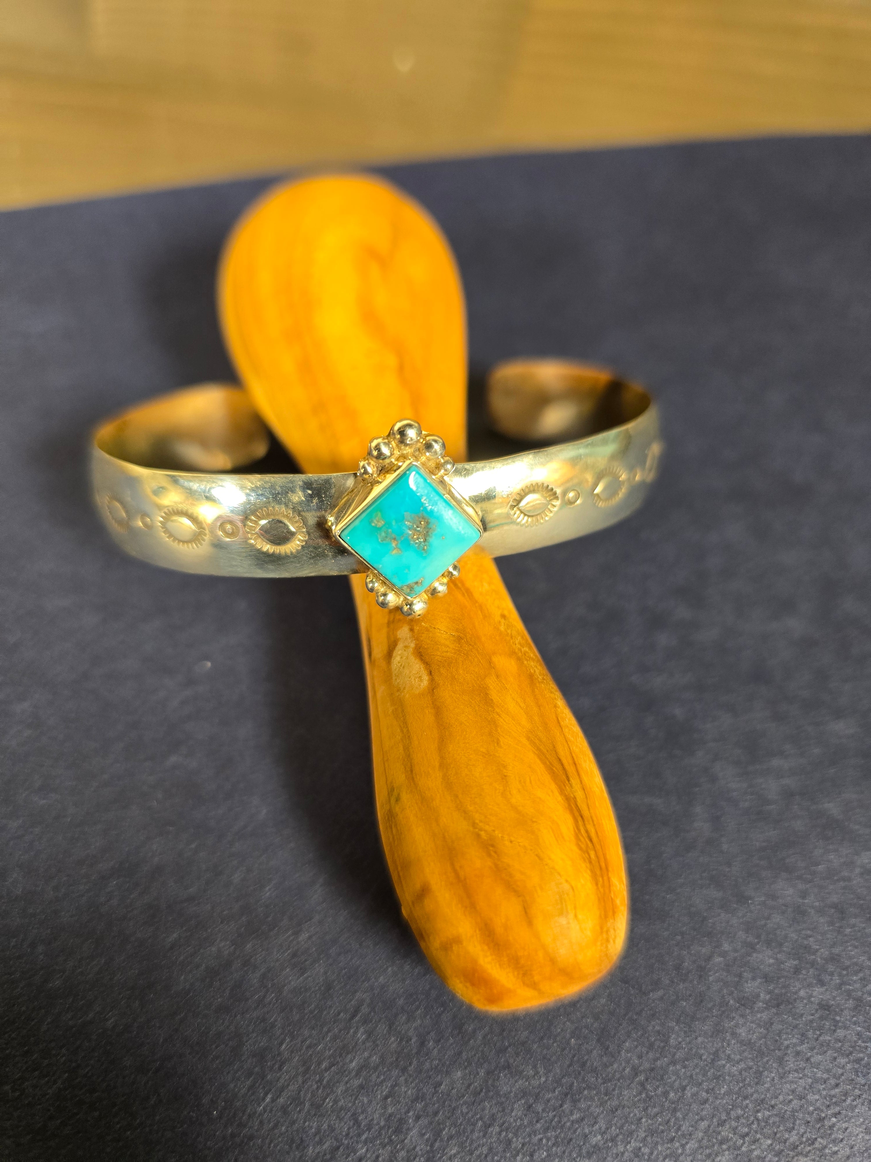 Genuine Turquoise Cuff Bracelet