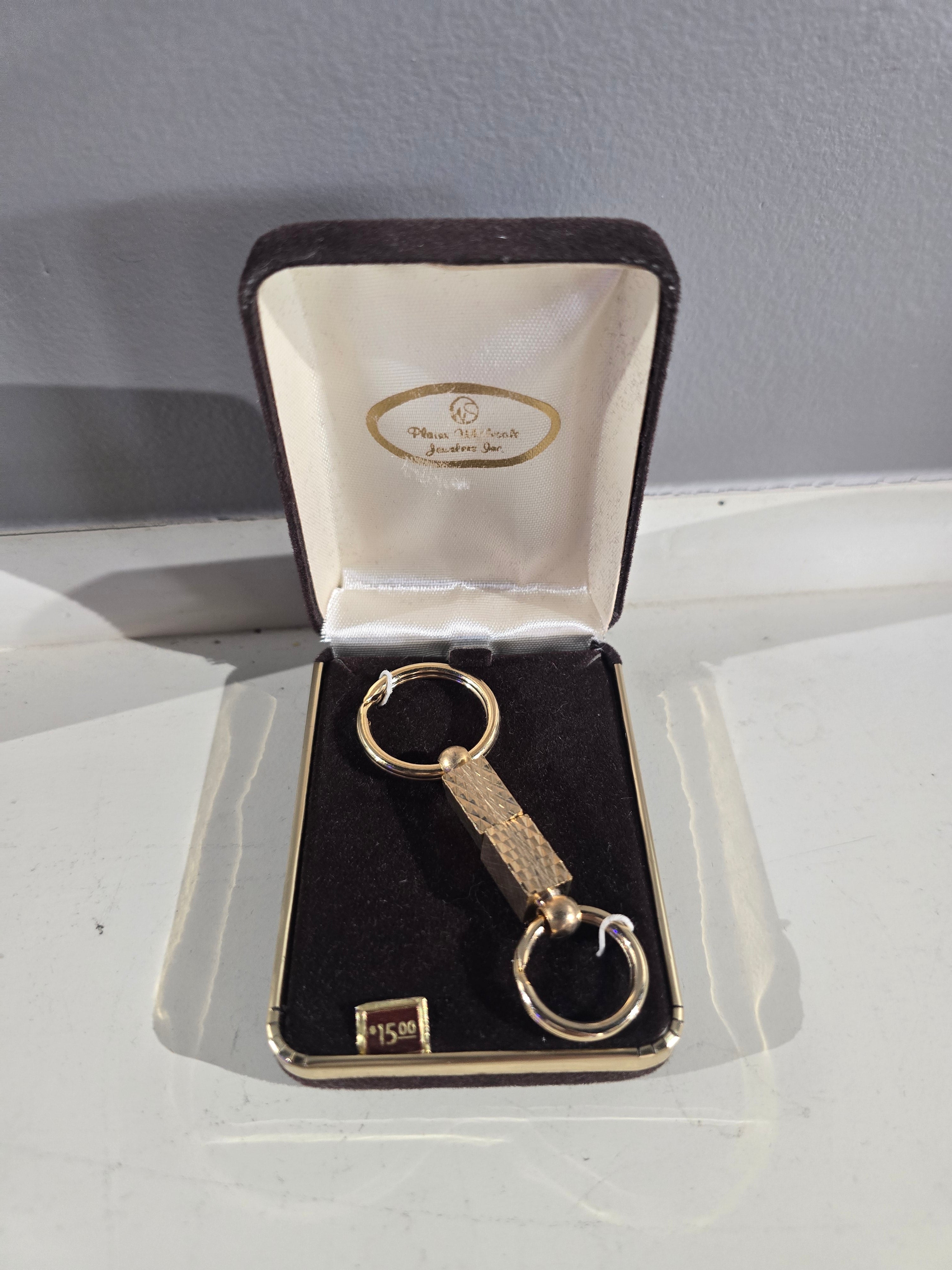 Vintage Plaut Jewelers Inc. Detachable Valet Key Chain