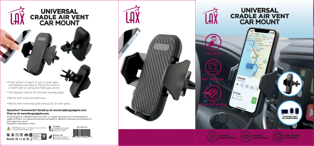 Universal Air Vent Car Phone Mount Holder