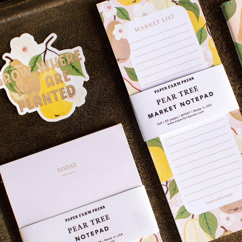 Grow where you are Planted Pear Decal Sticker