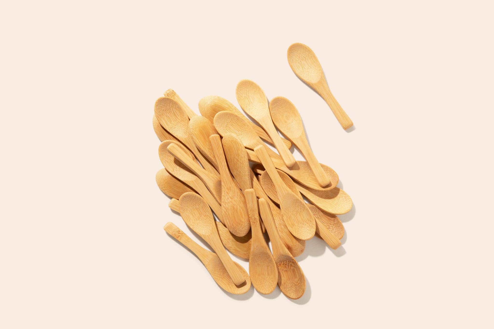 Bamboo Body Scrub Spoon | Mini Rounded Paddle