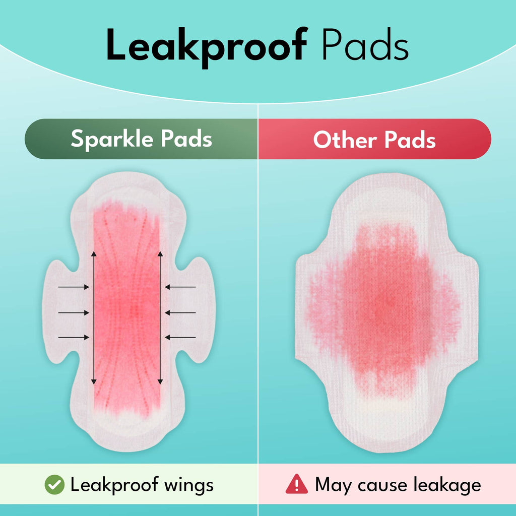 Sparkle Plant-based Maxi Pads - Super 10ct - For Day time