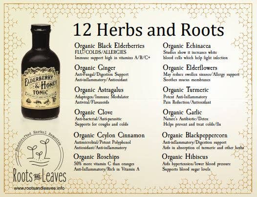 Elderberry and Honey Tonic
