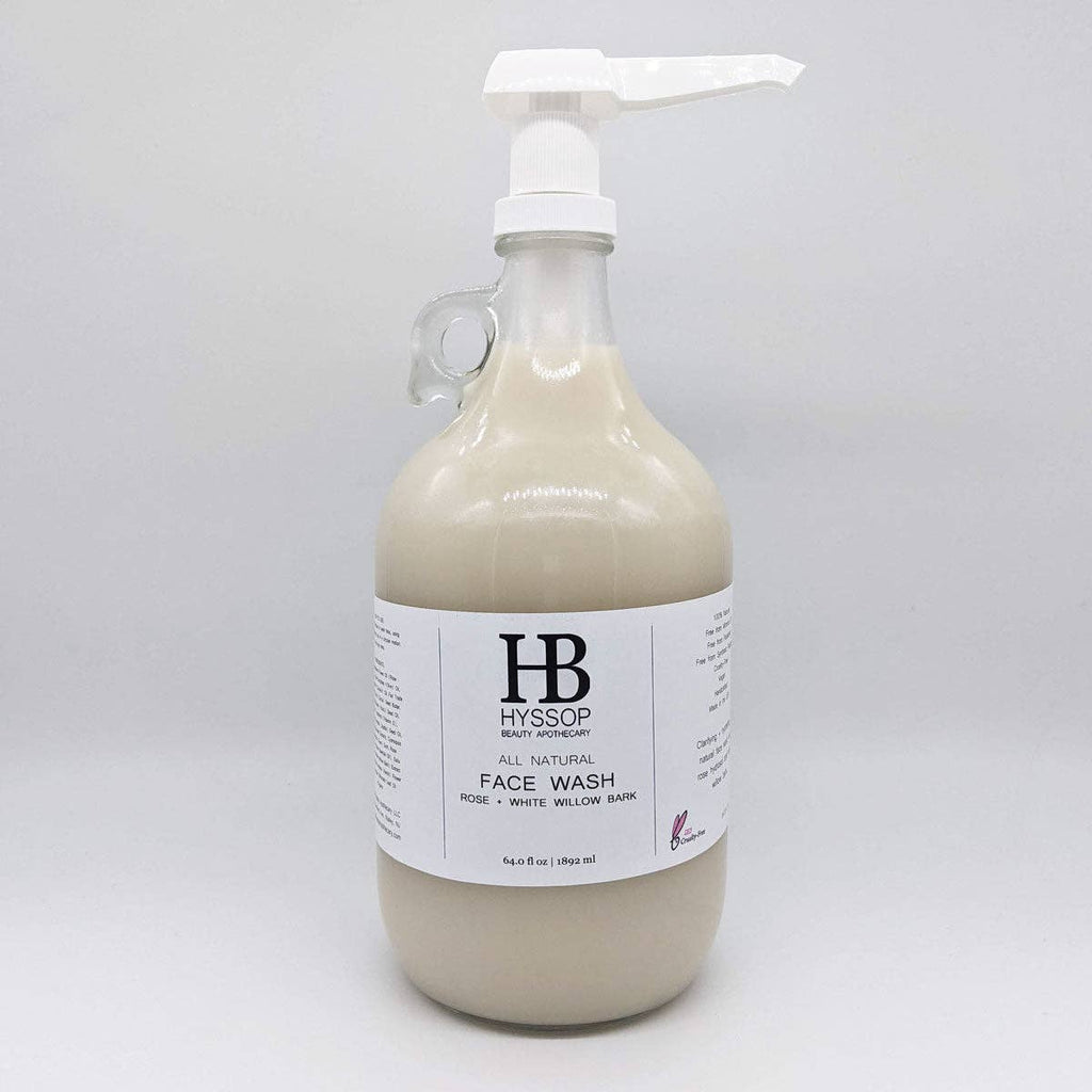 Hyssop Beauty Apothecary Bulk Face Wash (Rose + White Willow Bark)