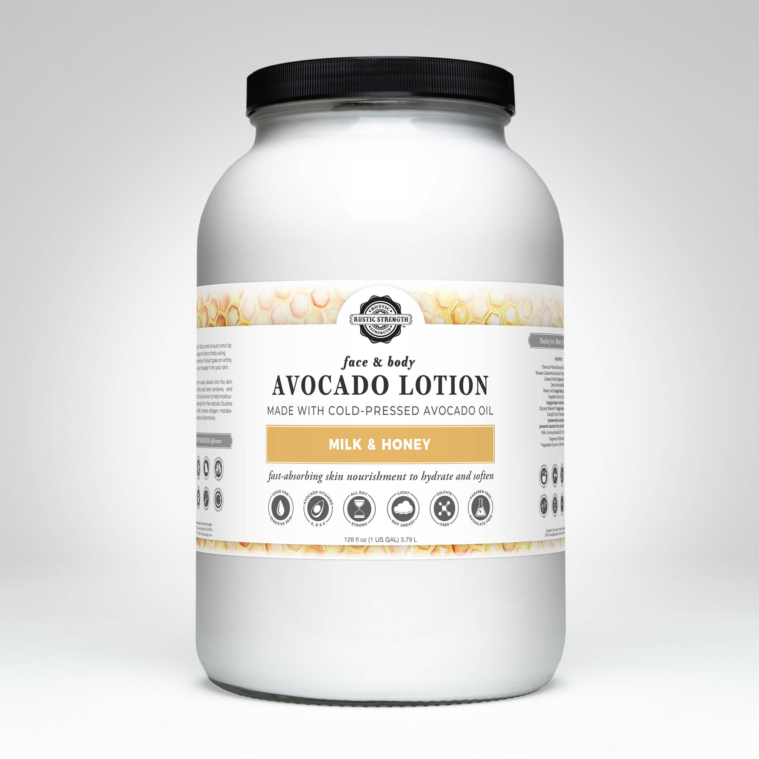Rustic Strength Avocado Lotion for Face & Body