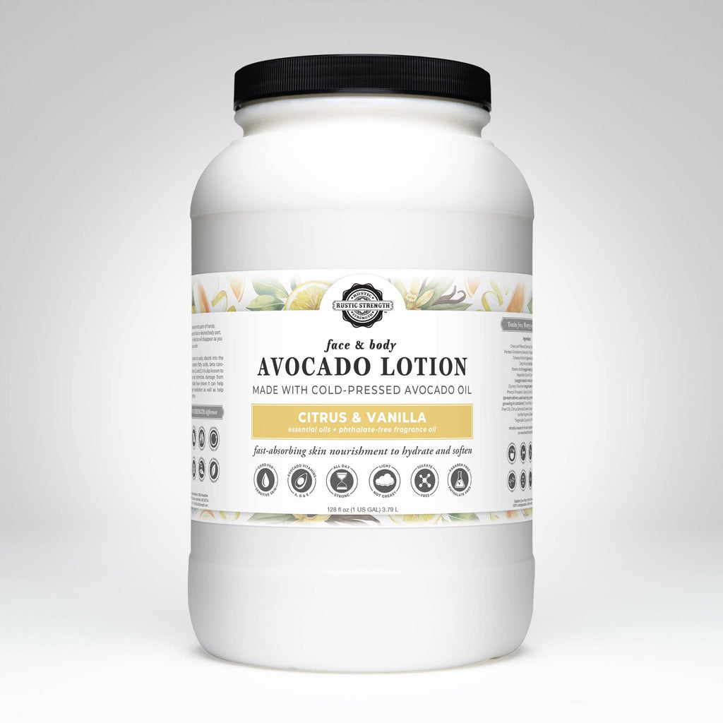 Rustic Strength Avocado Lotion for Face & Body
