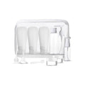 11-Piece Travel Bottle Set for Toiletries - Clear