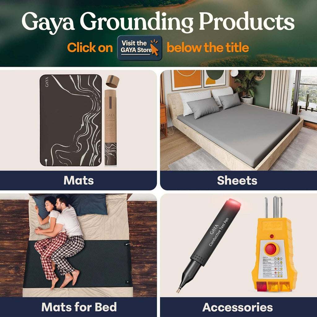 GAYA Grounding Sheet - Fitted | Queen | Gray
