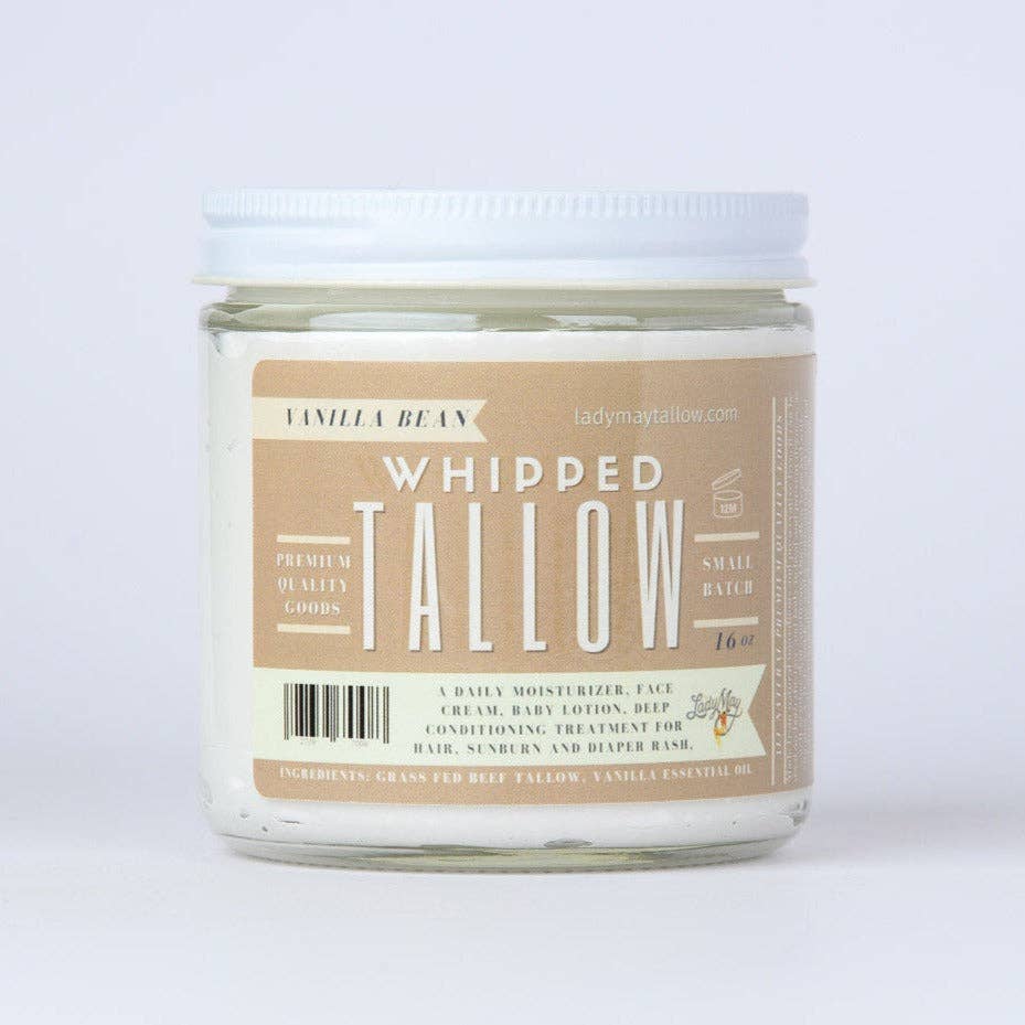 Vanilla Whipped Tallow Moisturizer | 100% Natural Skincare