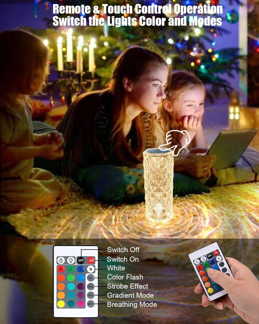Elegant LED Crystal & RGB Lamps