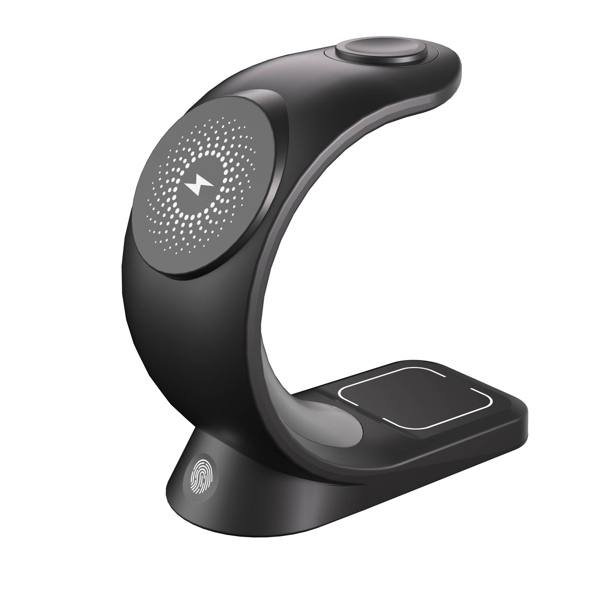 3-in-1 Charger Station w/ Night Lamp & Adapter