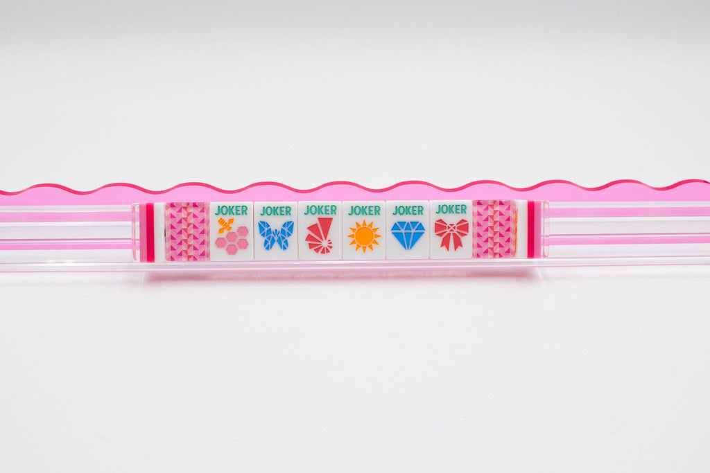Crystal Prism Pink | Mahjong with Bold Angles and Vibrant Vibes