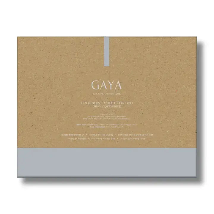 Grounding Flat Sheet - One Size (Gray / Off-White)