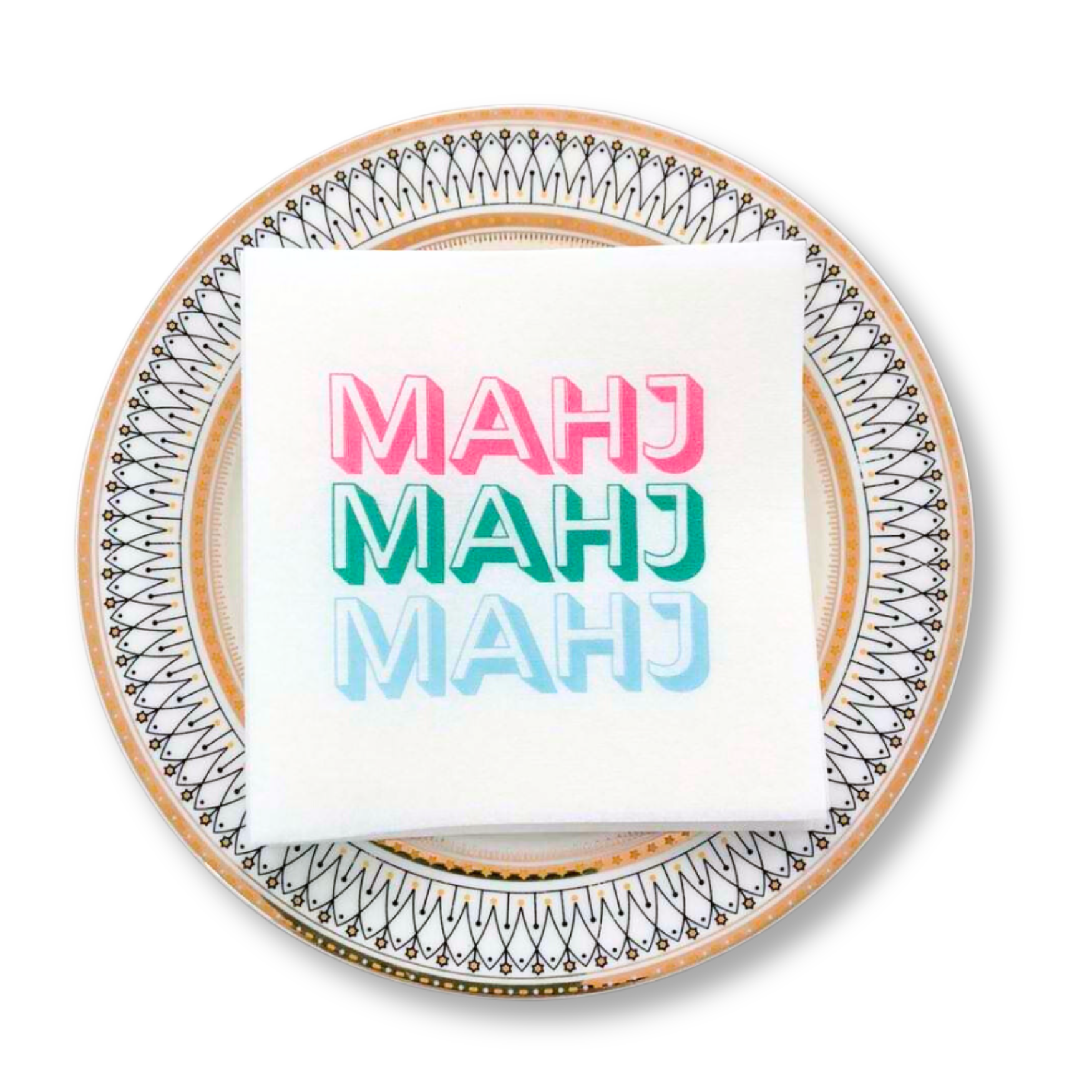 Mahjong Cocktail Napkins
