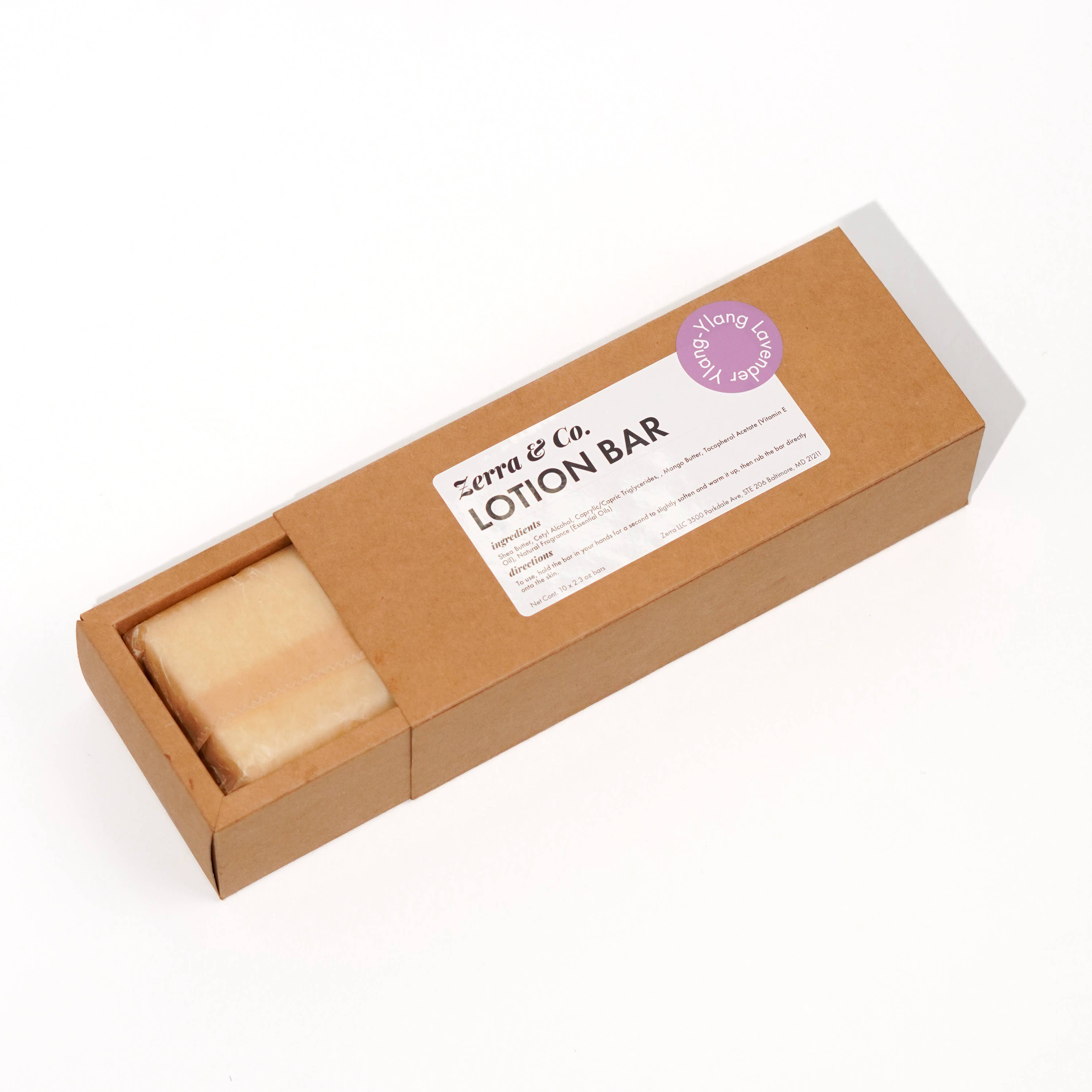 Zerra & Co. Bulk Lotion Bar