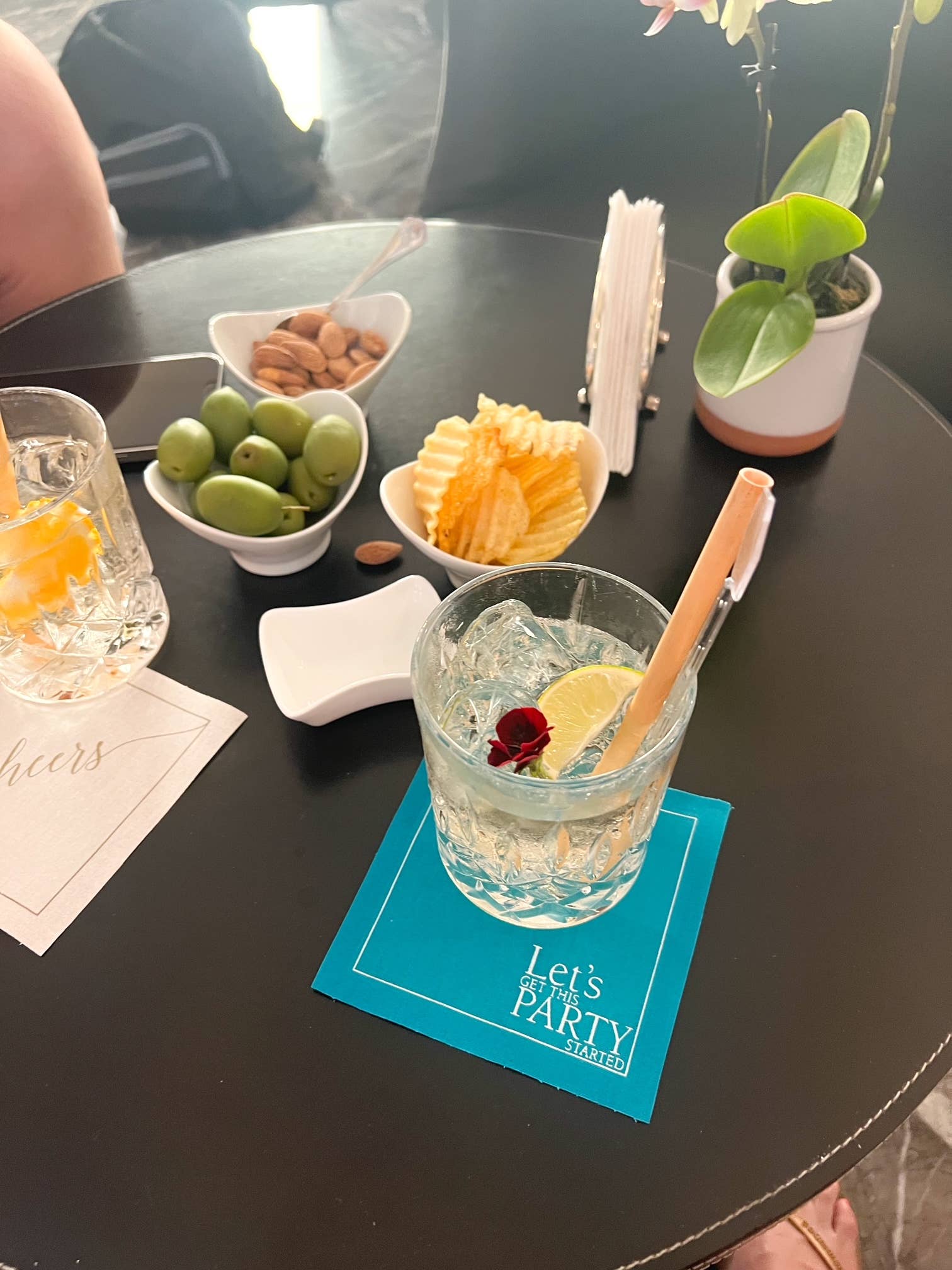 The Real Teal Cocktail Napkin Roll