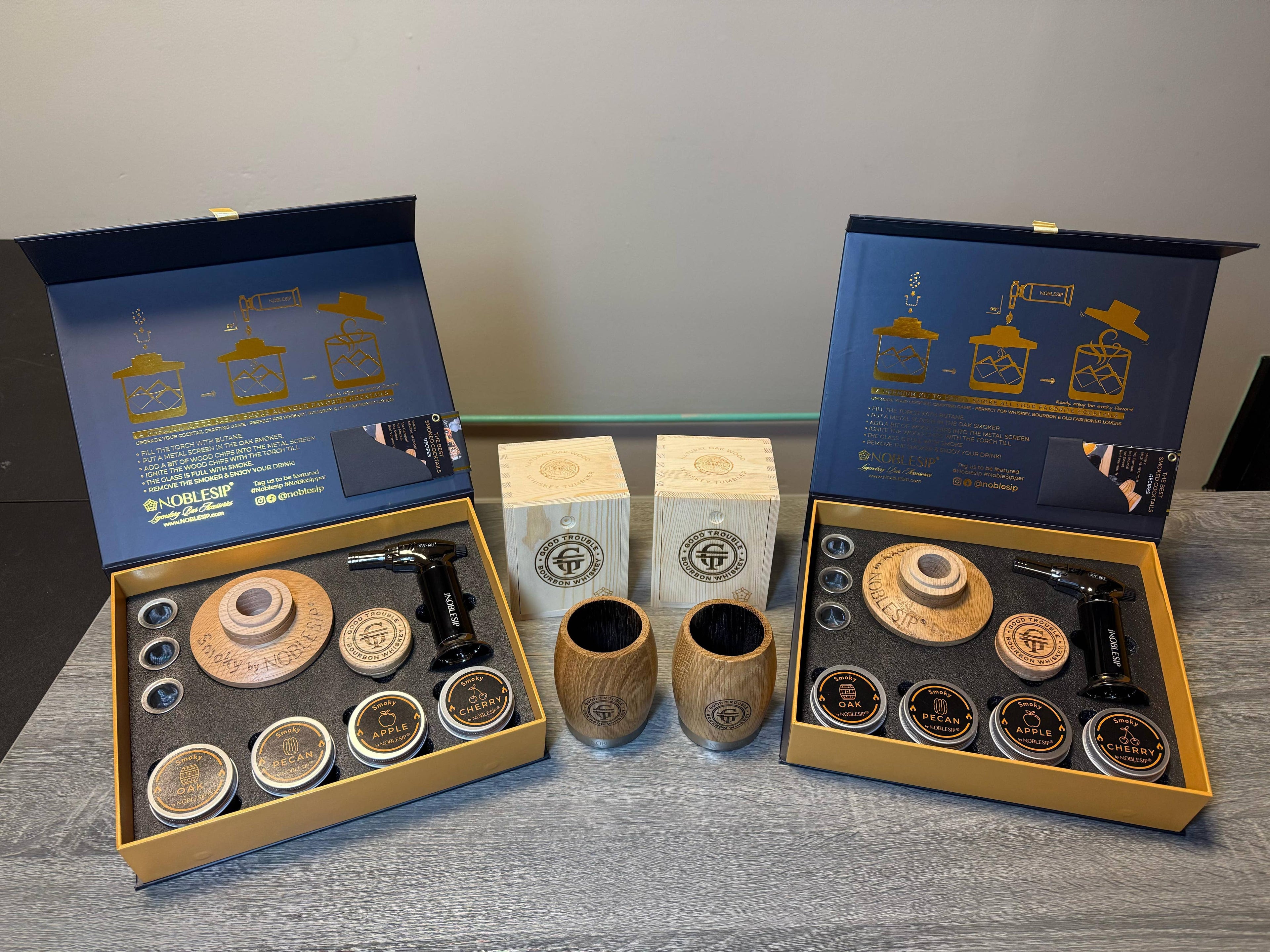 Cocktail Smoker Kit, Premium Home Bar Gift Set, Whiskey Men