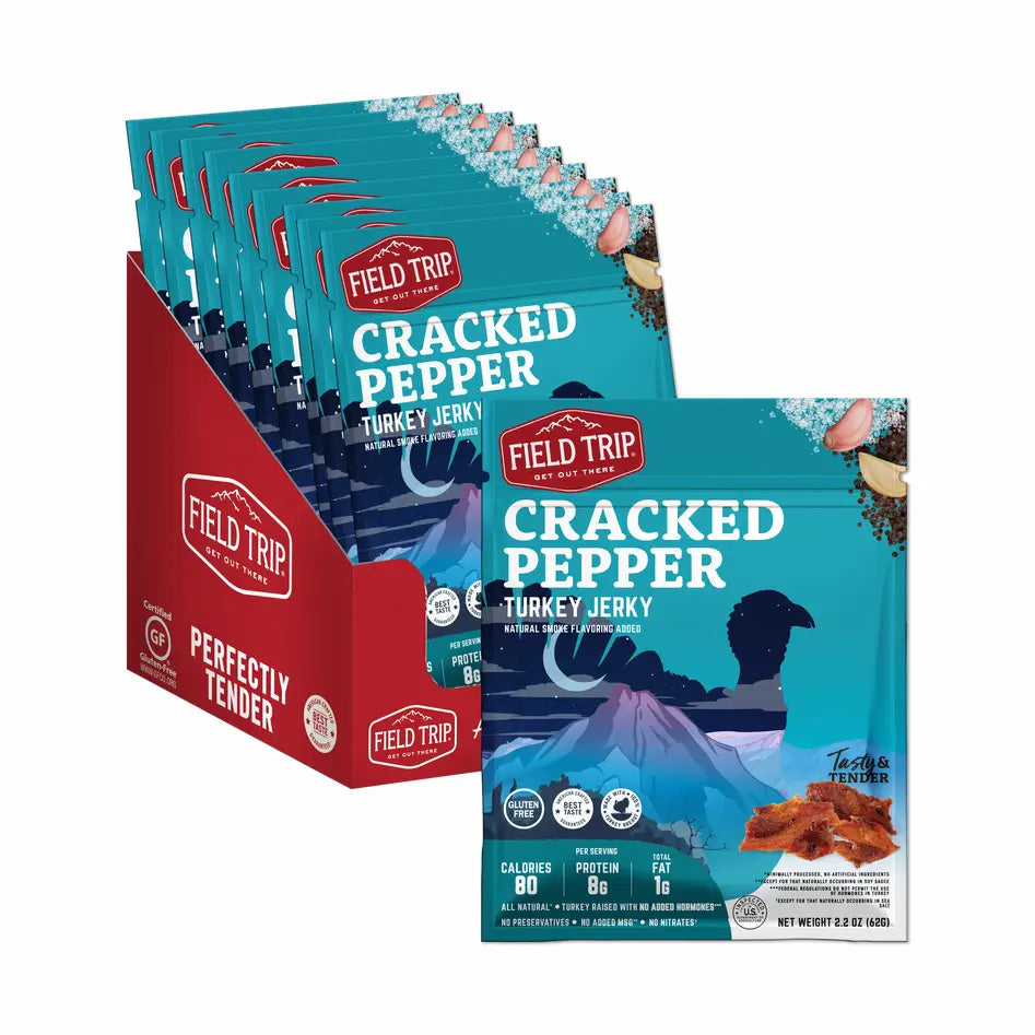 Cracked Pepper Turkey Jerky (2.2oz)