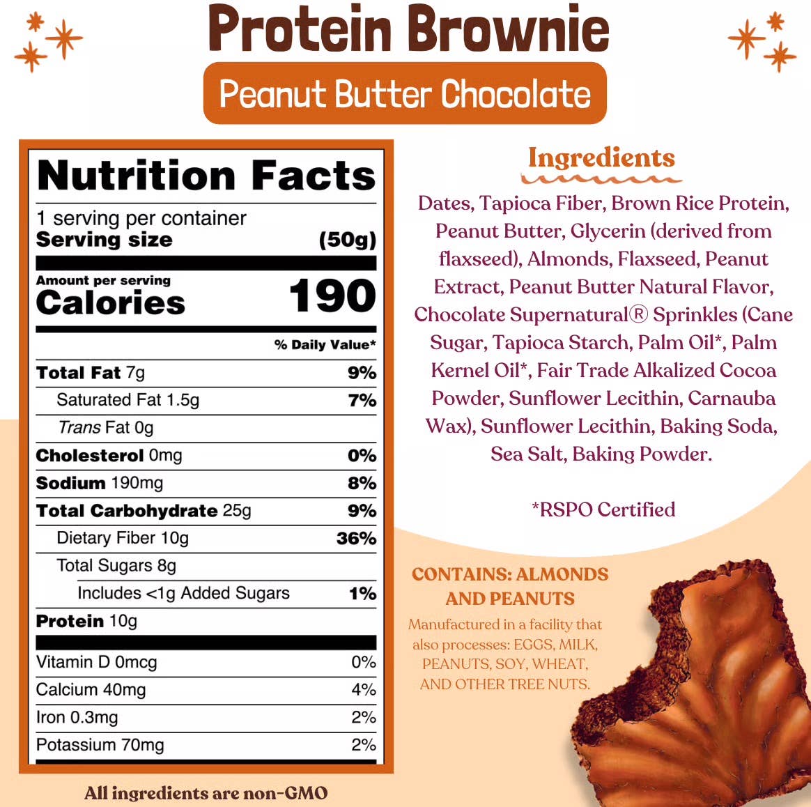 Peanut Butter Chocolate Protein Brownies