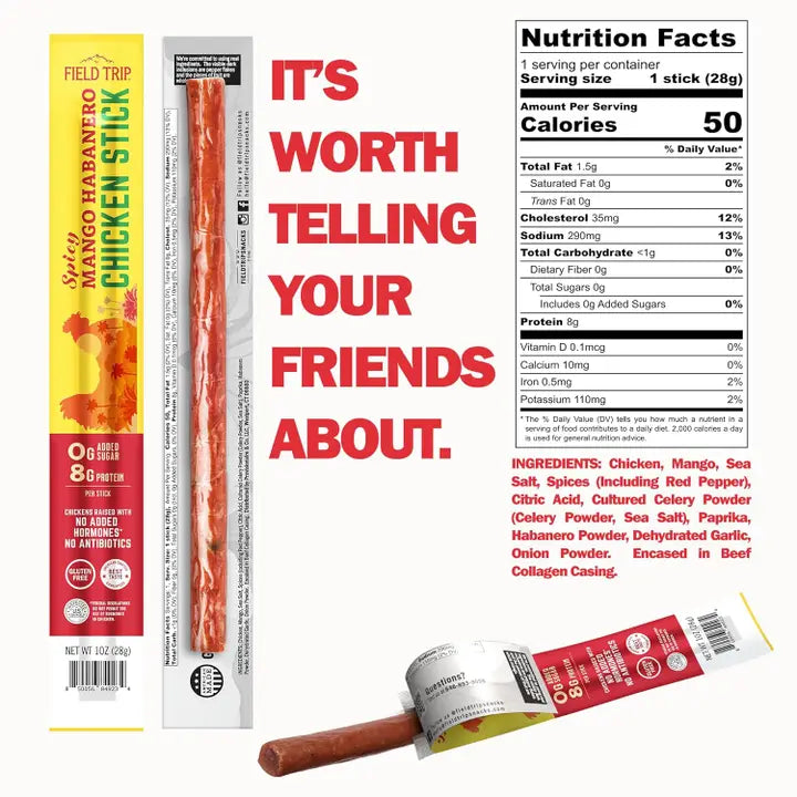 Mango Habanero Chicken Sticks (1oz)