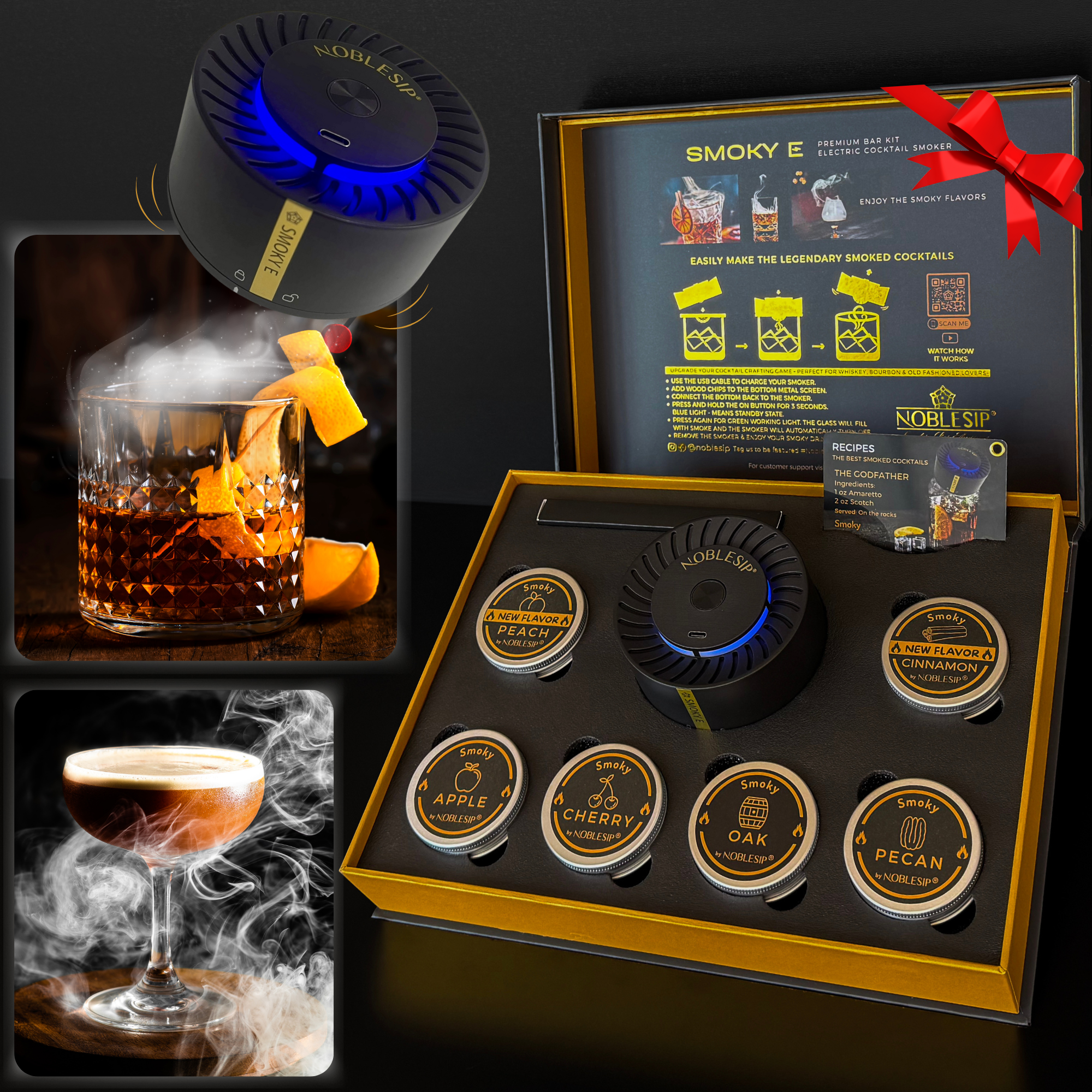 Cocktail Whiskey Smoker NEW Electric Kit