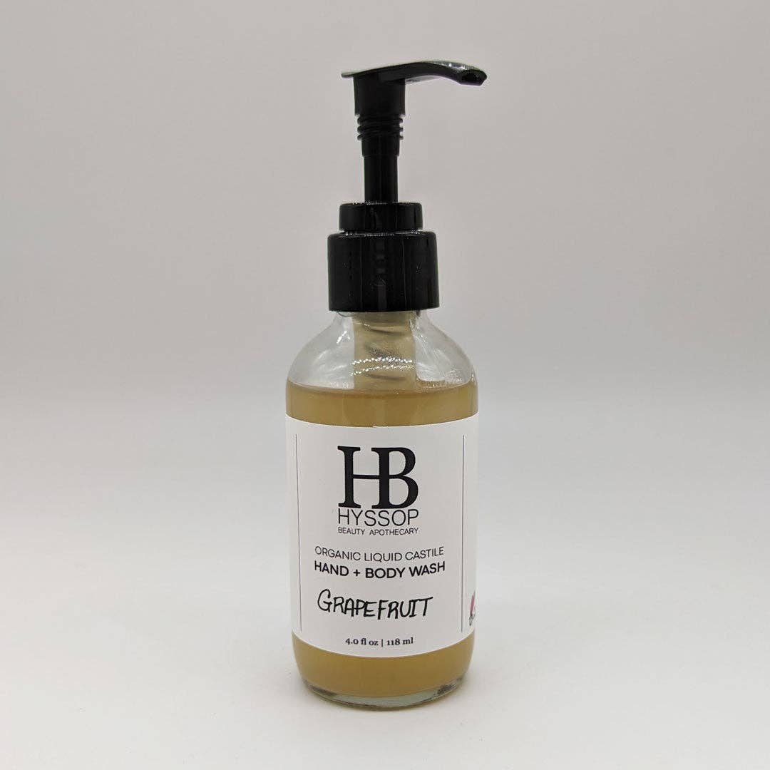 Hyssop Beauty Apothecary Organic Liquid Castile Hand + Body Wash / Soap