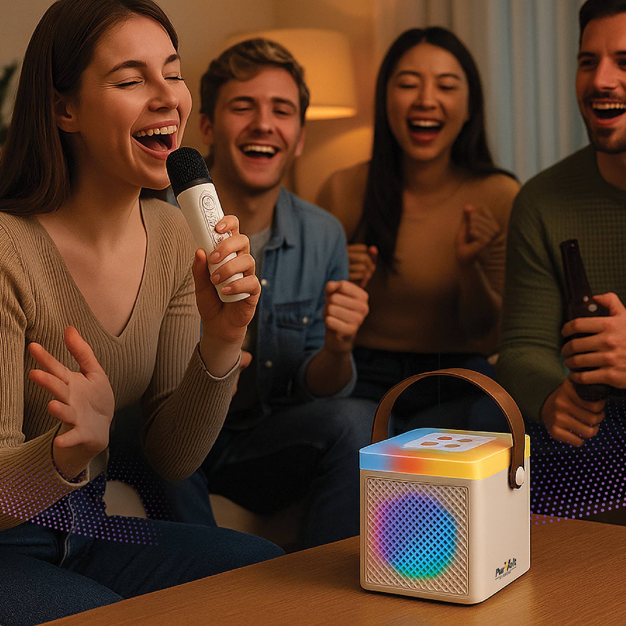 PurVolt Portable Karaoke Set