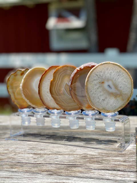 Agate Wine Stoppers