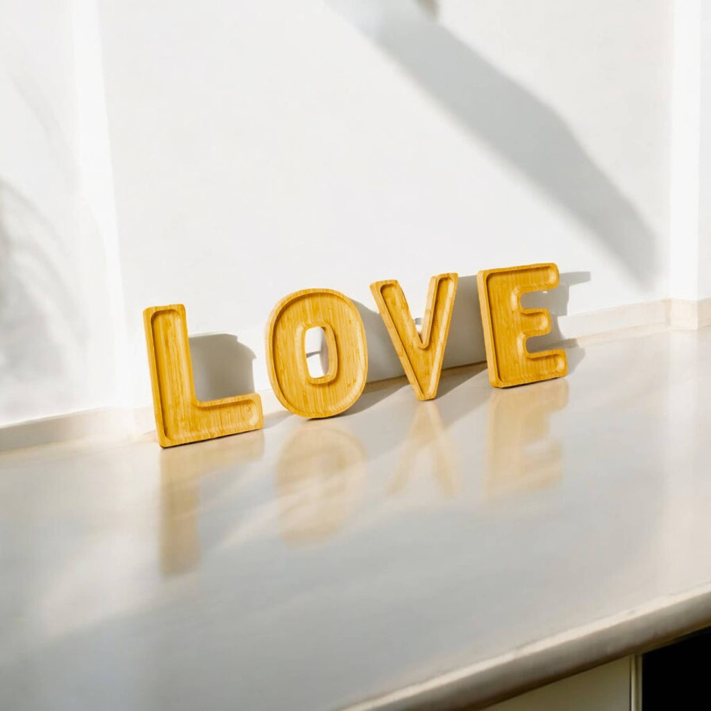 Bamboo LOVE Charcuterie Tray