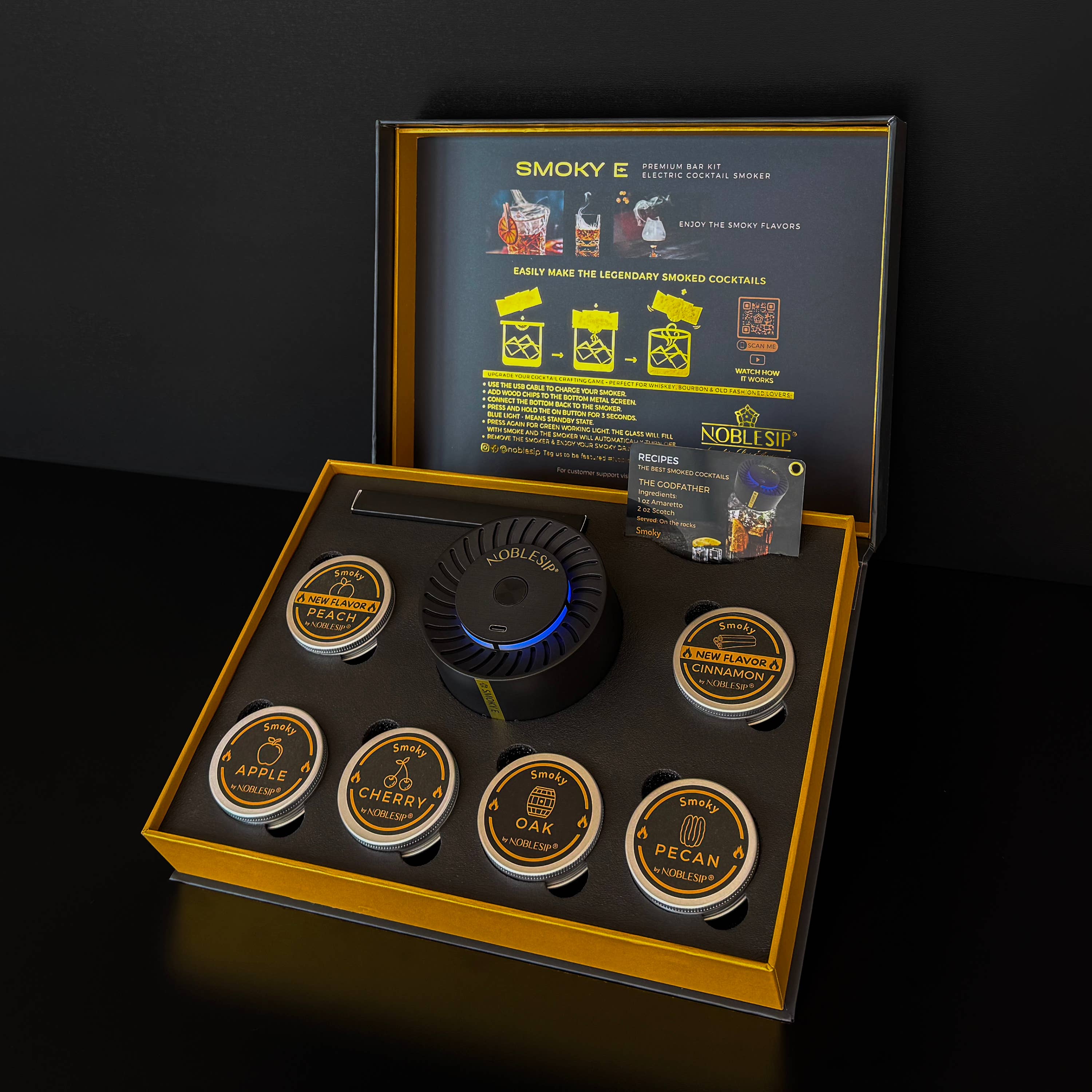 Cocktail Whiskey Smoker NEW Electric Kit