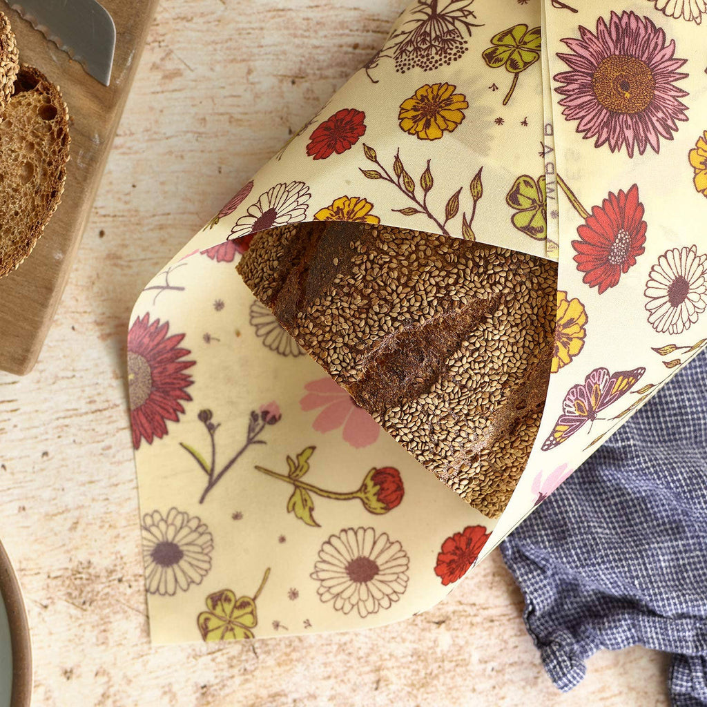 Cut-to-Size Roll Beeswax Food Wrap - Meadow Magic