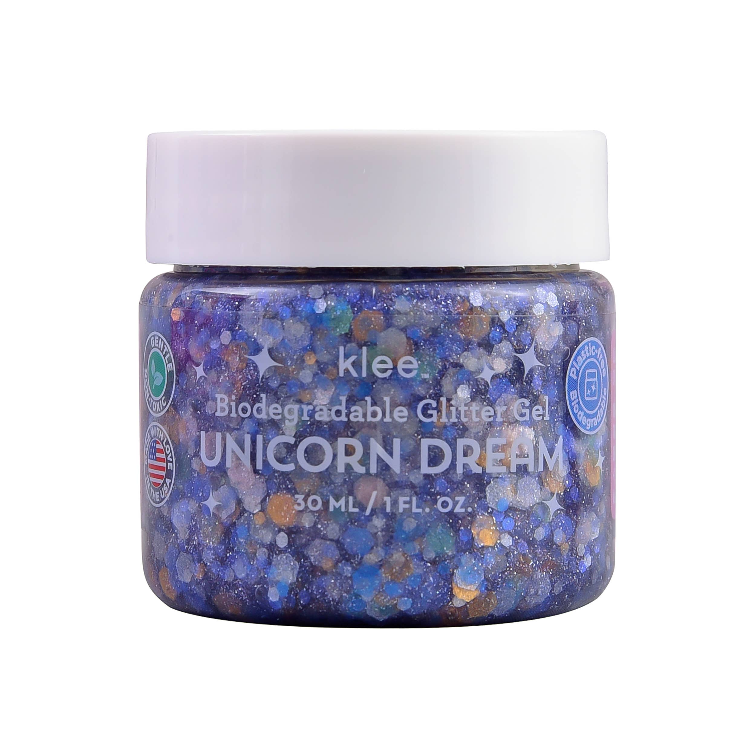 Pink Glitterbug - Klee Biodegradable Glitter Gel, 1 oz