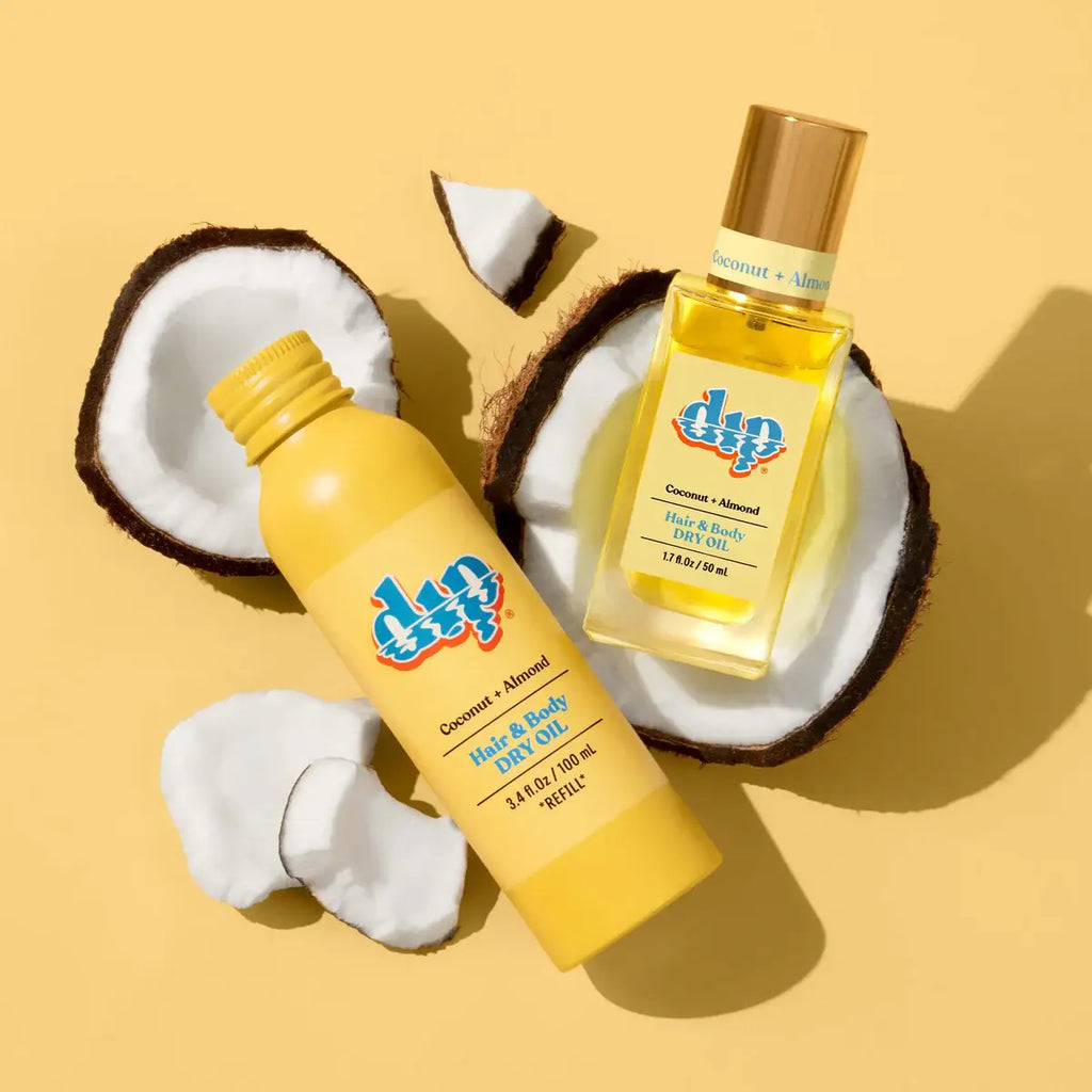 DIP REFILL Hair & Body Dry Oil - Coconut & Almond