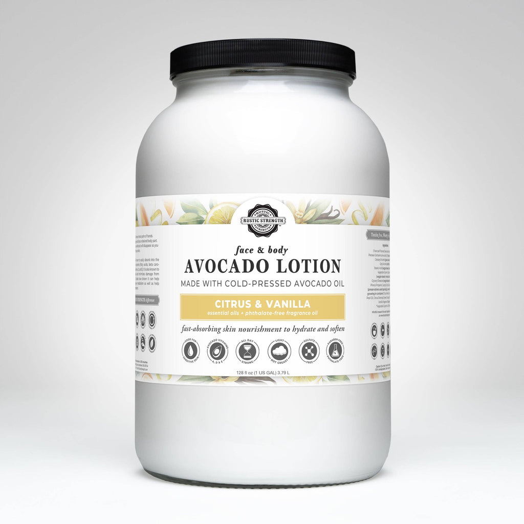 Rustic Strength Avocado Lotion for Face & Body